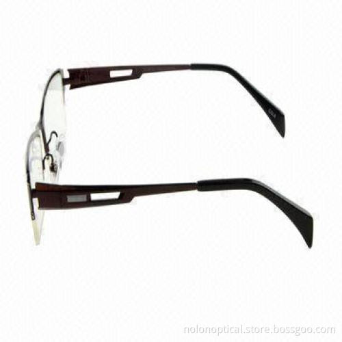 New model semi-rimless stainless optical frame